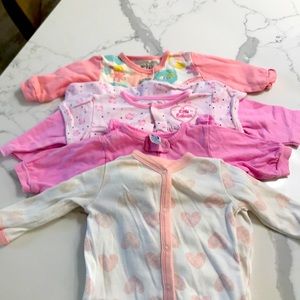 0-3 month cotton sleepers